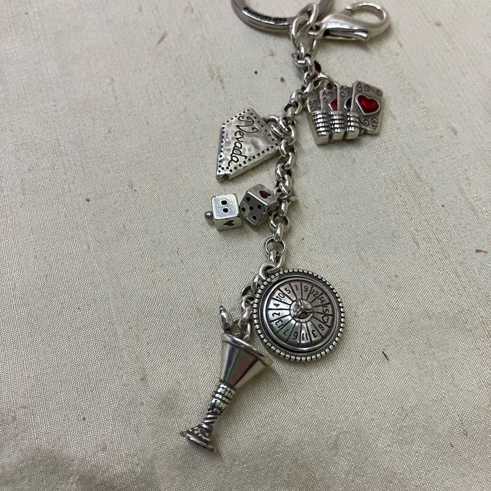 Brighton Las Vegas Key Holder with Charms